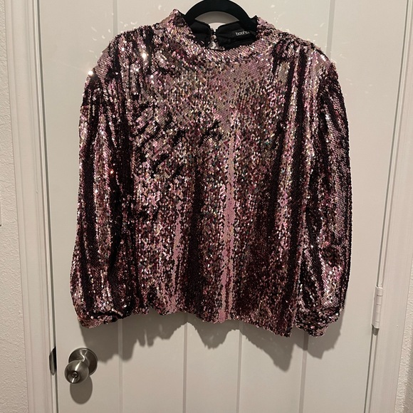 Pink sparkly blouse - Picture 3 of 5